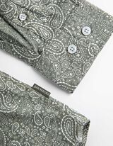 koszula - Regulowana długość rękawów - ciemny zielony