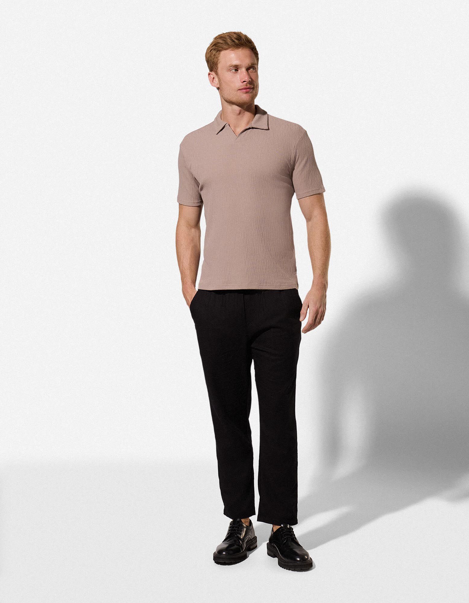 Poloshirt - Relax Fit - grau
