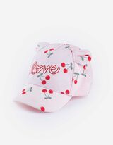 Basecap - Allover-Print - rosa