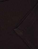 Tričko s dlouhým rukávem - Viskóza - tmave hneda