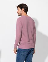 Pullover - Labelpatch - pink