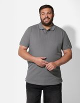 Poloshirt - einfarbig - dunkelgrün