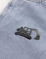 Jeans - Applikation - Hellblau