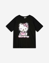 T-shirt - Hello Kitty - czarny