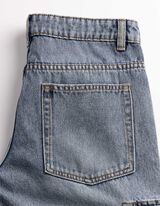 Cargohose - Loose Fit - blau