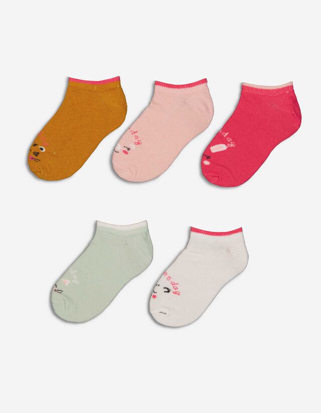 Calze sneakers - Confezione da 5 pezzi