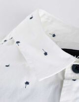 Košeľa - Celoplošná potlač - biely