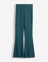Pyjama Set aus Shirt und Hose - Gerippt - Petrol
