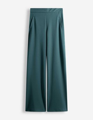 Broek - Elastische band - turkoois