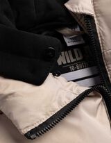 Pro&scaron;&iacute;van&aacute; vesta - Odn&iacute;mateln&aacute; kapuce - b&eacute;žov&aacute;