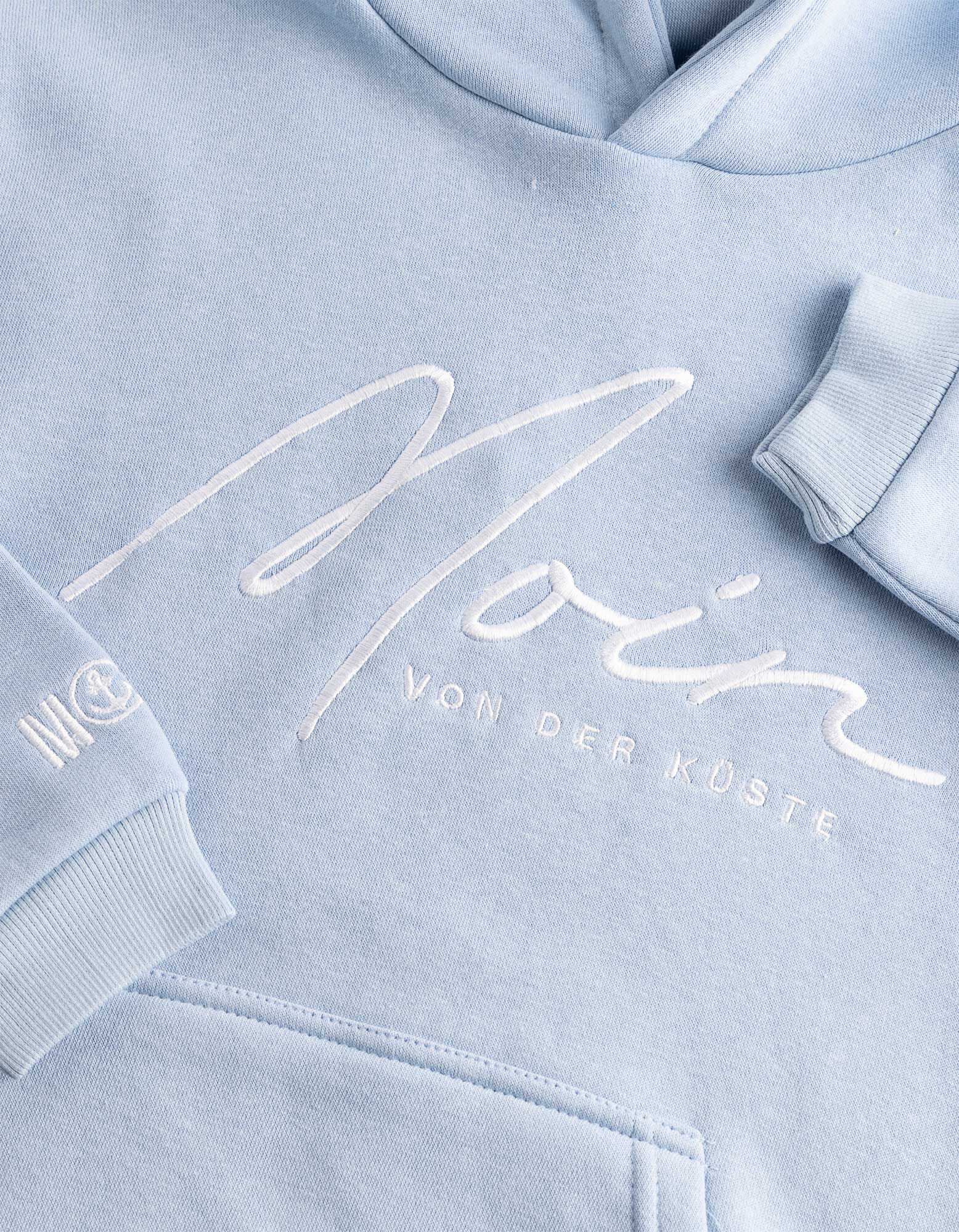 Sweatshirt - Print - Hellblau
