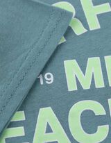 T-shirt - Print - turkoois