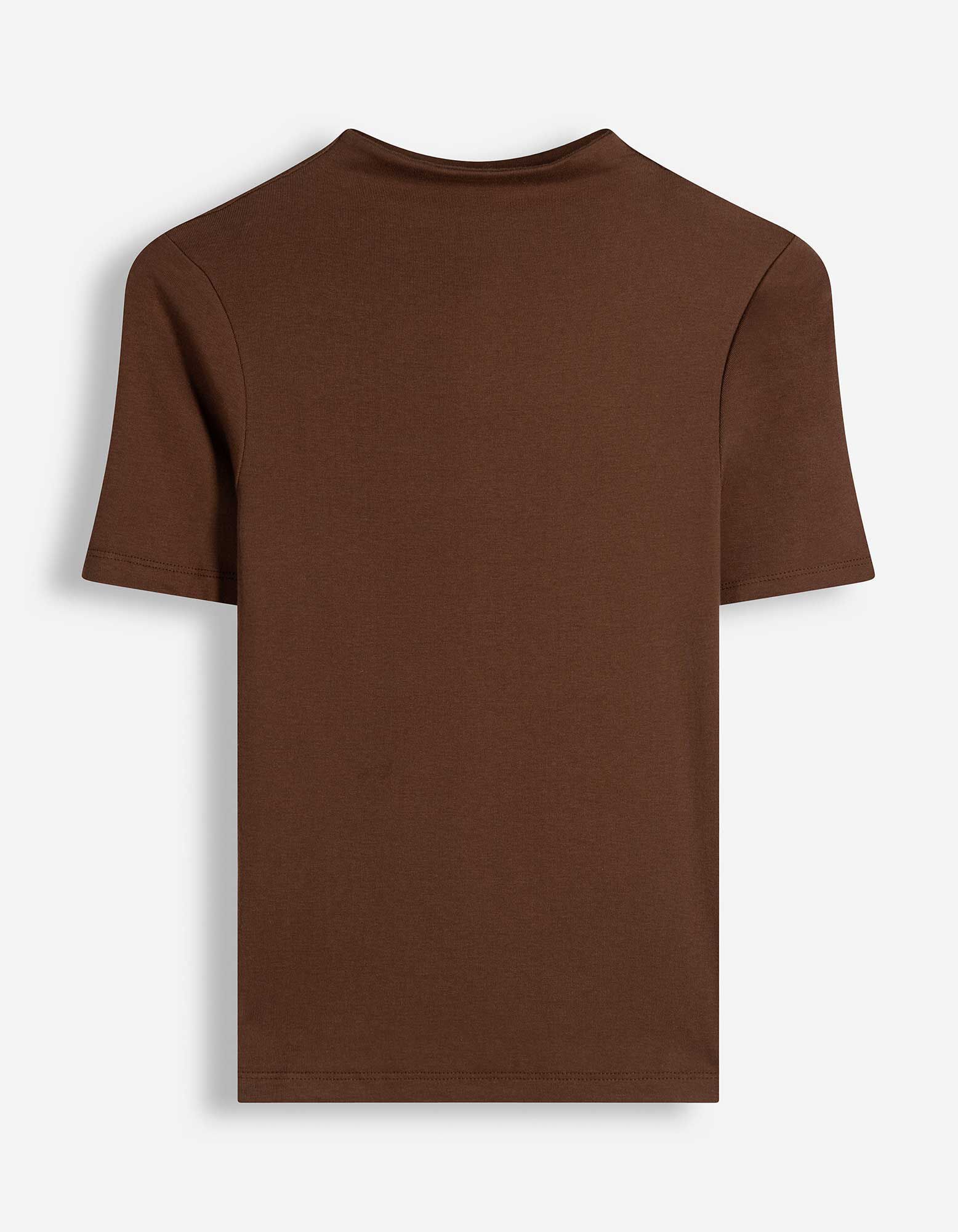 T-Shirt - Modal-Anteil - Braun