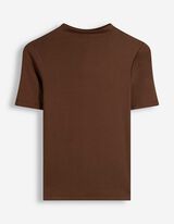 T-Shirt - Modal-Anteil - Braun