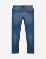 Džínsy - Modern Straight Fit - tmavomodra