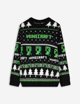 Pulovr - Minecraft - cerná