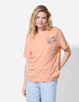 Majica kratkih rukava - Print po čitavoj povr&scaron;ini - narancasta