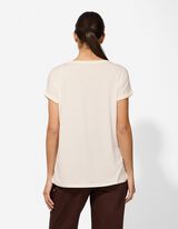 T-shirt - Viscosemix - wit