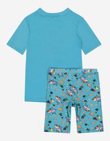 Jungen Bade Set aus T-Shirt und Shorts - UV 50+
