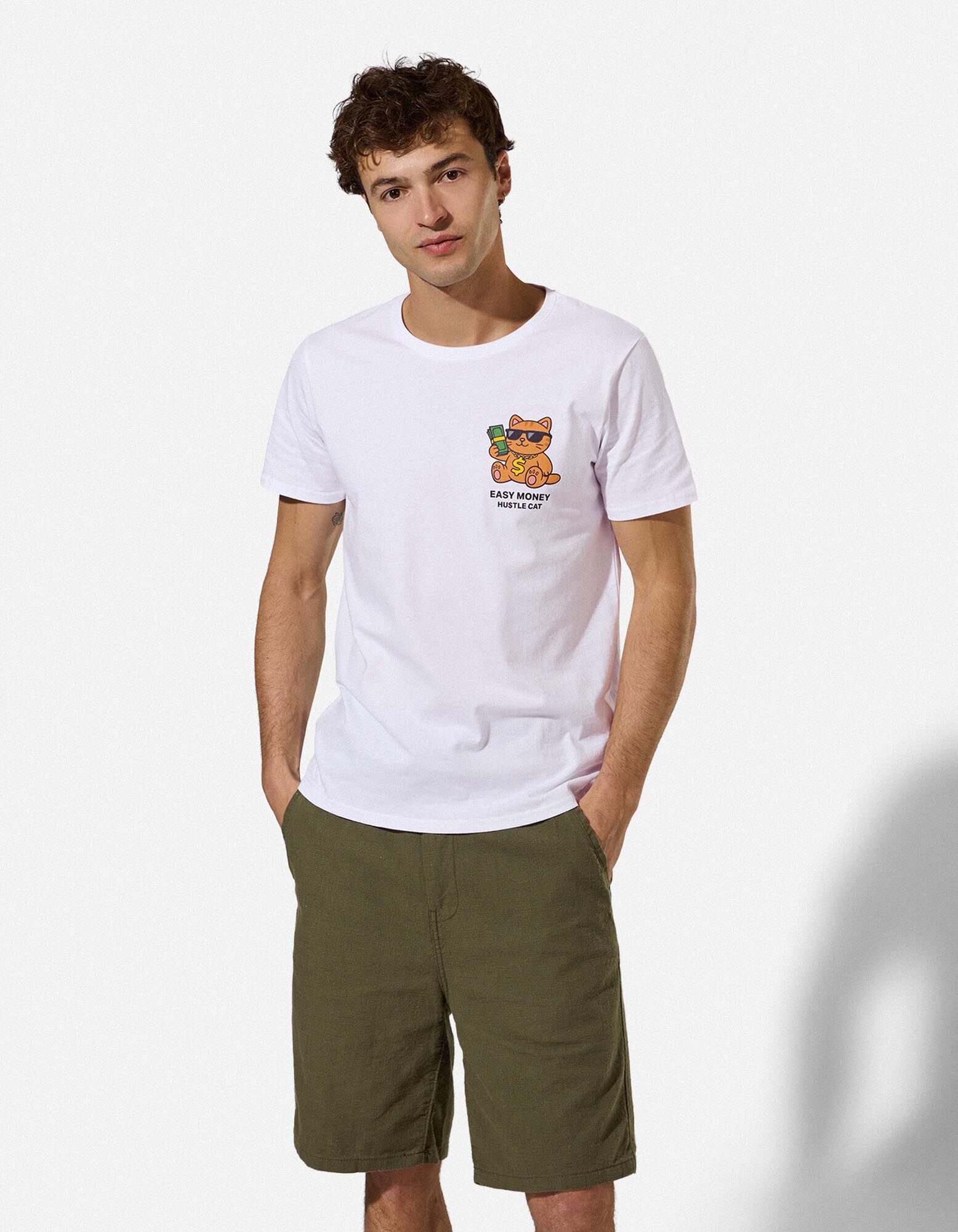 T-shirt - Print - wit
