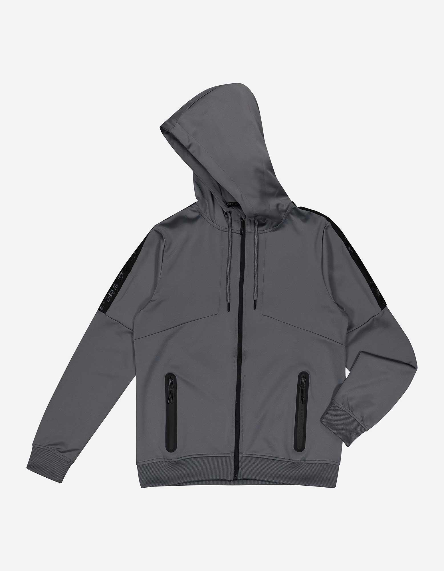 Sweatvest - Capuchon - grijs