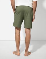 Pyjama Set aus Shirt und Hose - Gerippt - weiß