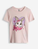 T-Shirt - Frontprint - rosa