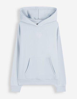 Hoodie - Print - Lichtblauw