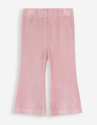 Velours c&ocirc;tel&eacute; - ros&eacute; tendre 