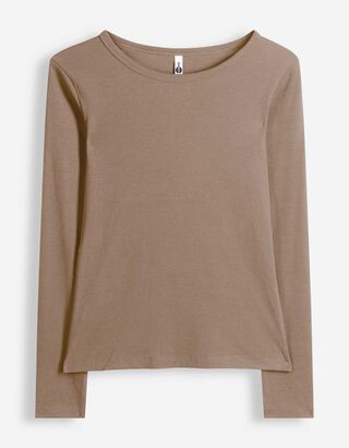Langarmshirt - Braun