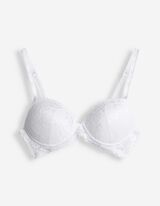 Push-up grudnjak - uz jamčevinu - bijela