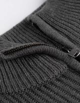 Pullover - Troyer - dunkelgrau