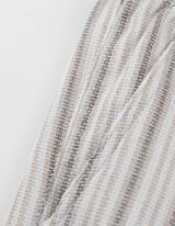 Short - Rayures - blanc