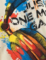 Maglia a manica lunga - Stampa frontale - bianco