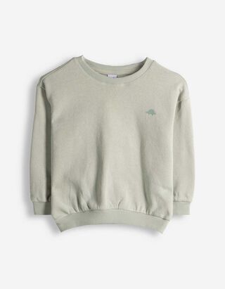 Sweatshirt - Oversized Fit - t&uuml;rkis