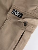 Cargo nohavice - Relaxed Fit - bezova