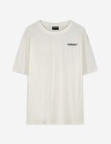 T-Shirt - Rückenprint - weiß