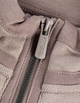 Sweatshirt - Stehkragen - beige