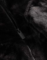 Jacke - Kunstfell - Schwarz