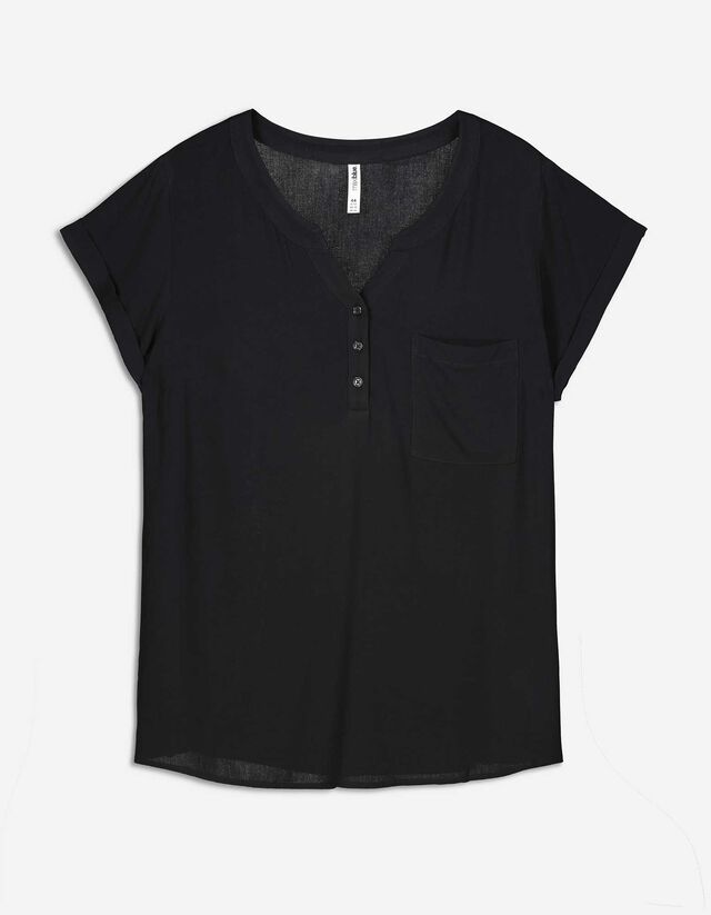 Blusenshirt - Knopfverschluss