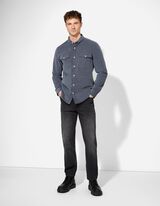 Hemd - Baumwolle - dunkelblau