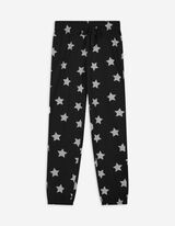 Pyjamahose - Allover-Muster - schwarz