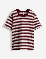 T-Shirt - Streifen - wei&szlig;