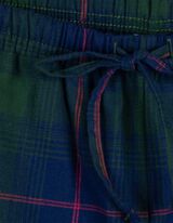 Pyjamahose - Karomuster - dunkelgrün