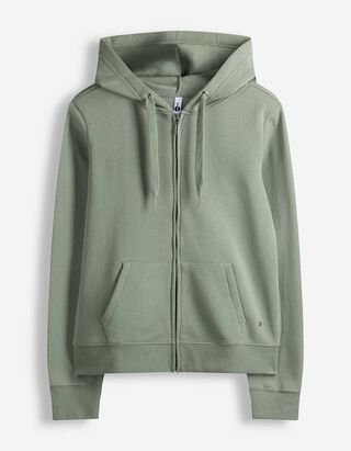 Sweatjacke - Regular Fit - Khaki