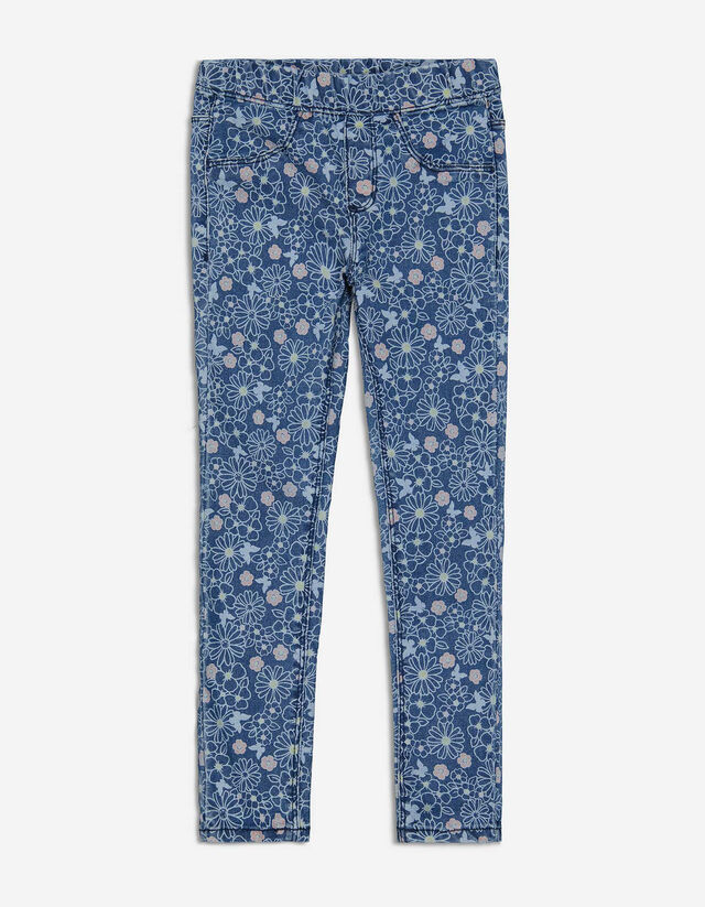 Jeggings - Vita elasticizzata - blu