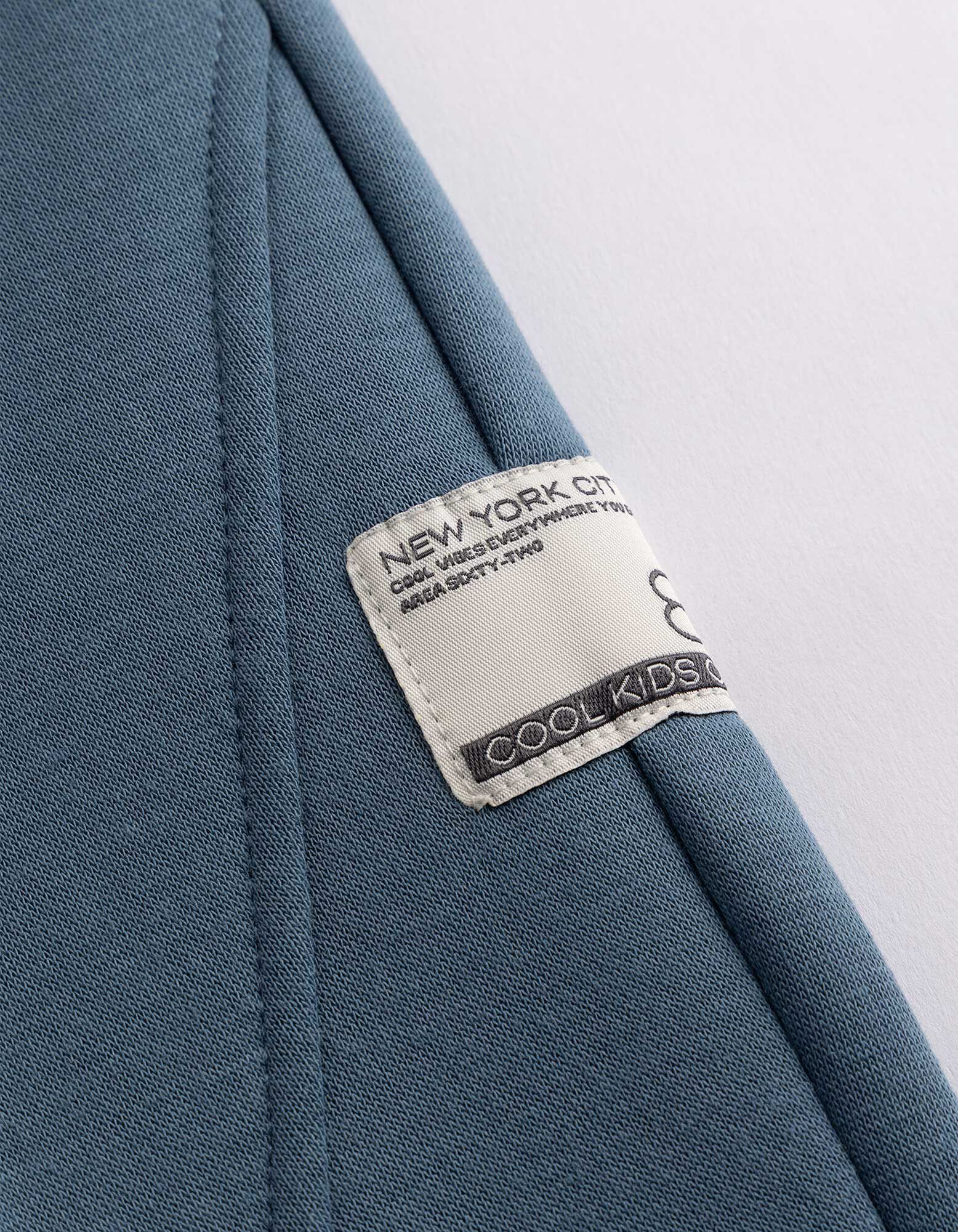 Jogginghose - Labelpatch - blau