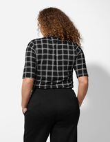 Tričko - Viskózová zmes - cierna