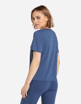 T-shirt - Sneldrogend materiaal - donkerblauw