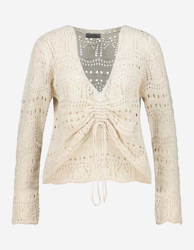 Damen Pullover - Lochspitze